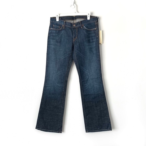 🆕 COH Dita Bootcut Petite Denim Flare Jeans Sz 31 - Picture 2 of 9